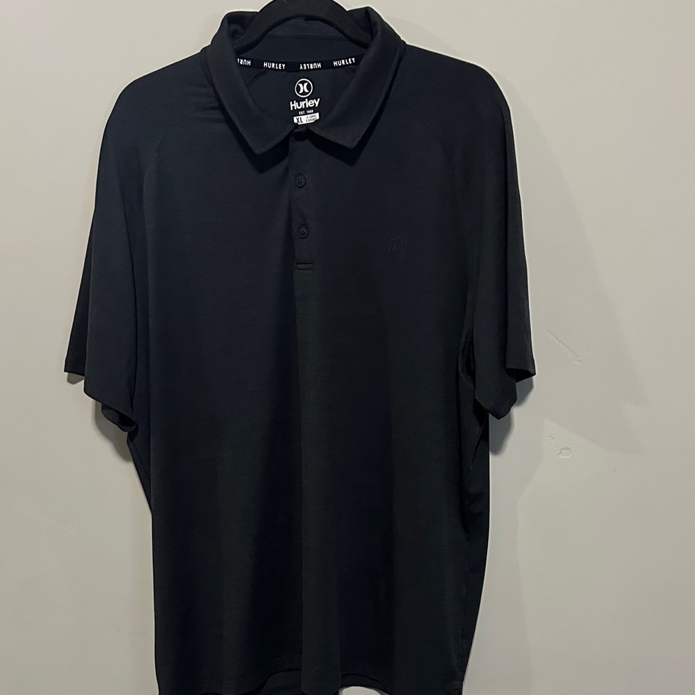Hurley Men's Classic Black Polo Shirt